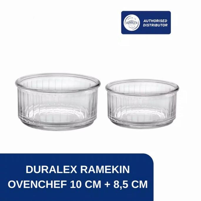 %$%$%$%$] DURALEX Ramekin Mangkok Oven/Muffin/Kue/Roti SERBAGUNA KACA ORI 100%