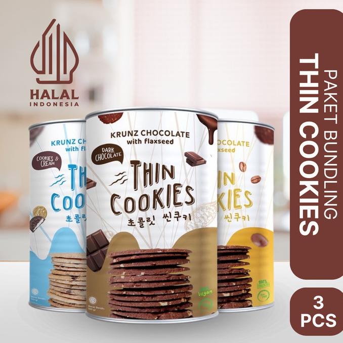 

gon WoCA Paket Bundling Thin Cookies 3 Varian Rasa