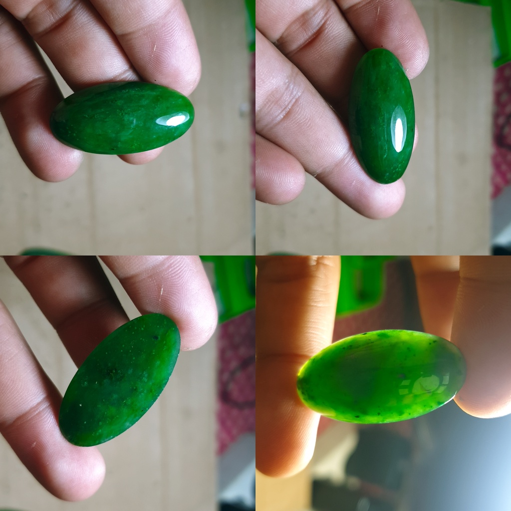 BATU GIOK SUPER KERISTAL HIJAU NATURAL ORIGINAL ACEH JENIS TOTOL GERIMIS HALUS HQ NO179