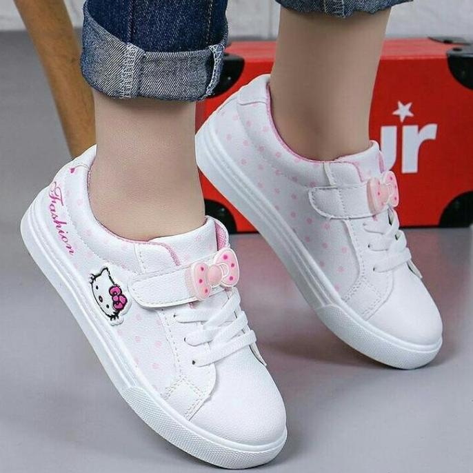Promo Natal Sepatu Sneaker Anak Perempuan Bahan Karet Keren Bayar Ditempat