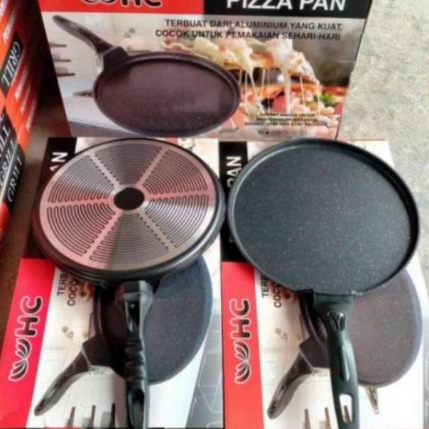 Grill Pan , Pizza Pan , Panggangan, Panggang , Bisa Kompor Induksi ,