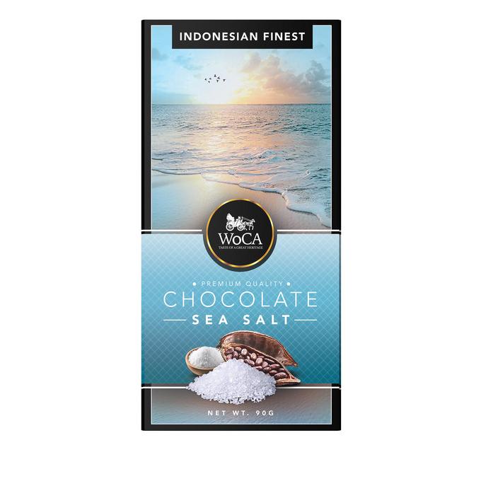 

gon WoCA Premium Chocolate 3 x 90g Bars - Cokelat Batang Rasa Sea Salt