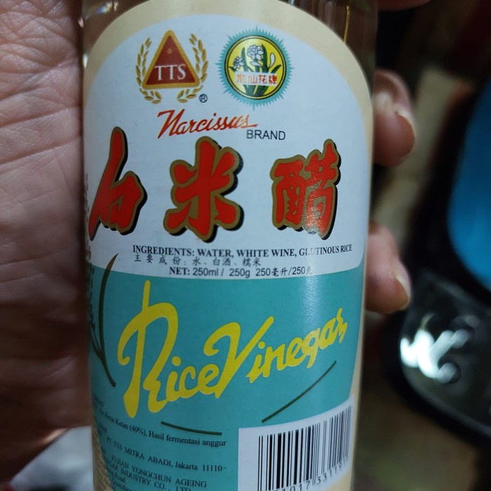 

Cuka Putih / White Rice Vinegar Narcissus Tts 250 Ml