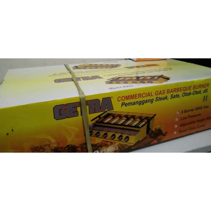 Kompor Panggang 6 Tungku Getra