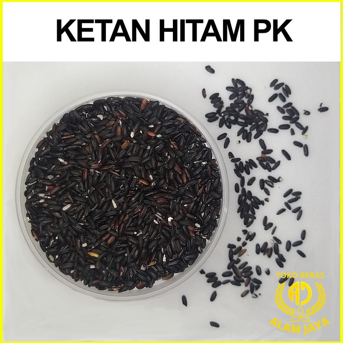 

Ketan Hitam Pk - Super Grade - Black Glutinous Rice - 1 Kg