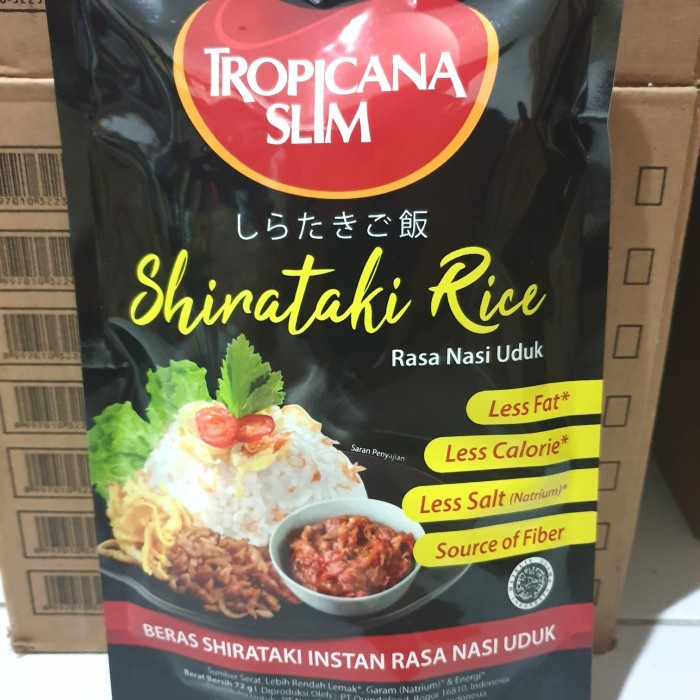 

Tropicana Slim Shirataki Rice 72 Gr Instan Nasi Uduk Instant