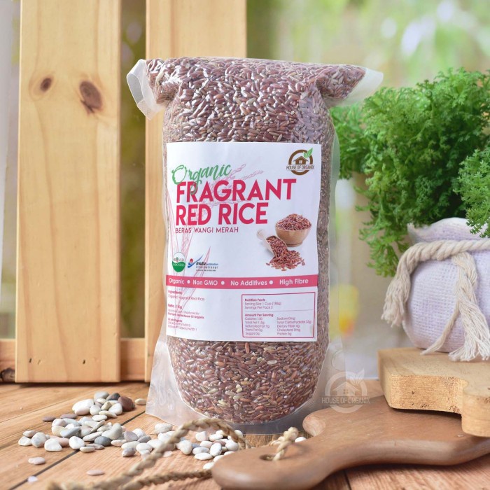 

House Of Organix Fragrant Red Rice Merah Wangi1 Kg