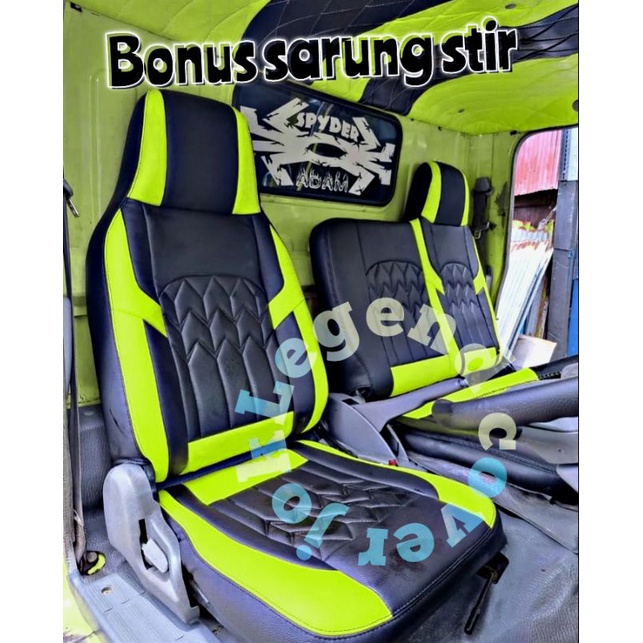 sarung jok mobil Mitsubishi truk canter/sarung jok mobil truk canter/sarung jok mobil truk motif ter