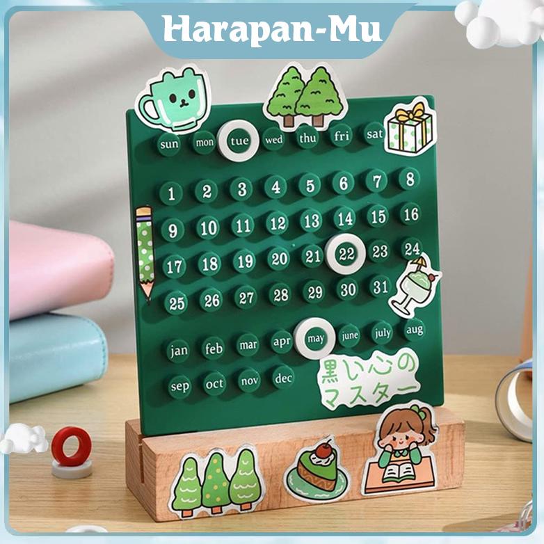 

Kreatif Waktu Abadi Kalender Meja Diy Kawaii Kalender Meja Lucu Tanggal Rekaman Hadiah Set Best Seller