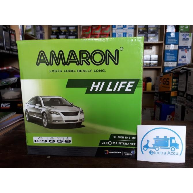 AKI MOBIL TOYOTA AVANZA NS60 / 55B24R AMARON AKI KERING