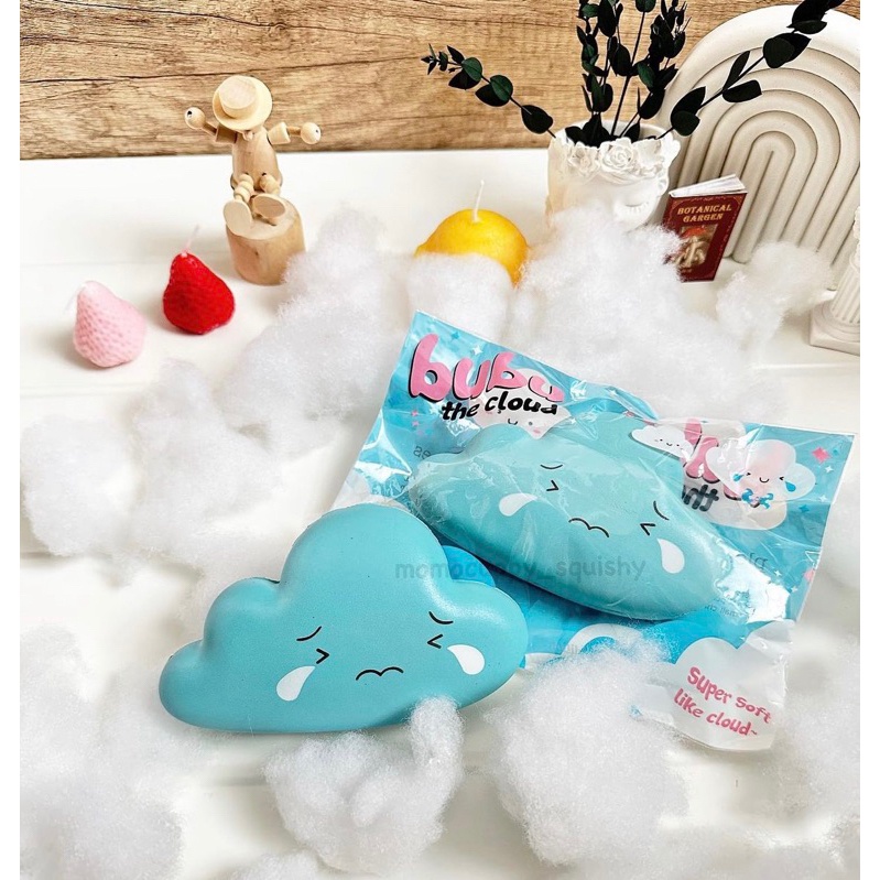 SQUISHY LICENSED BUBU THE CLOUD BLUE BY MOMOCUPPY SQUISHY