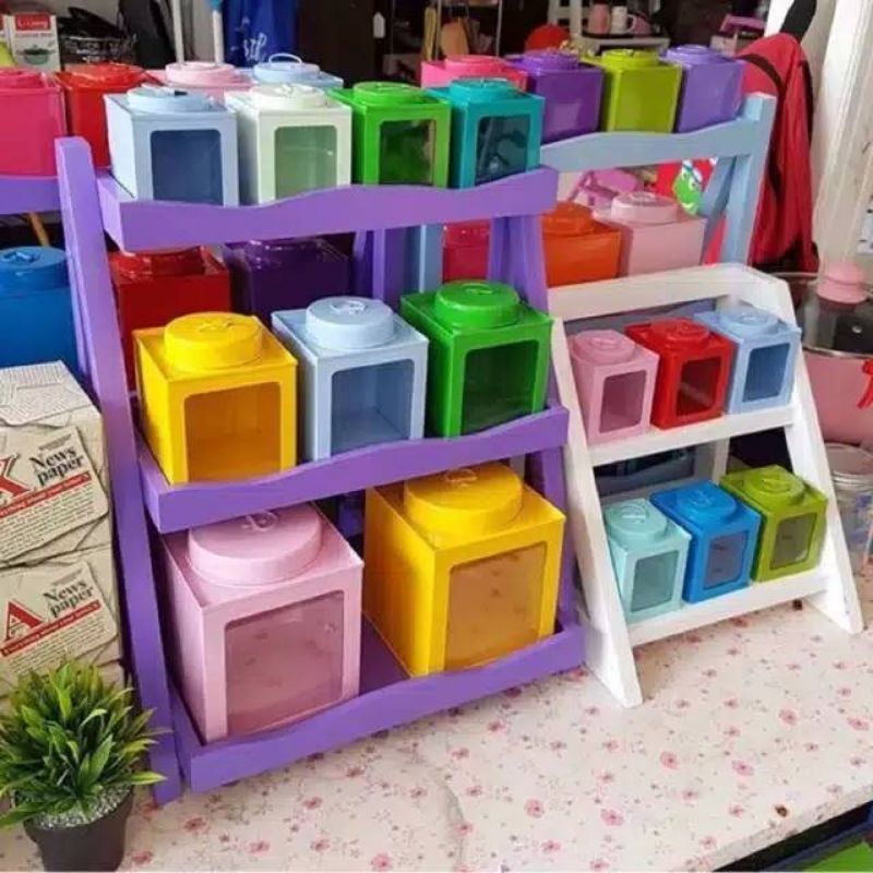 P1H TOPLES KALENG KERUPUK MINI SIZE M (9X12CM) TOPLES AESTETIK SHABBYCHIC - SOUVENIR -HOMEDECOR -