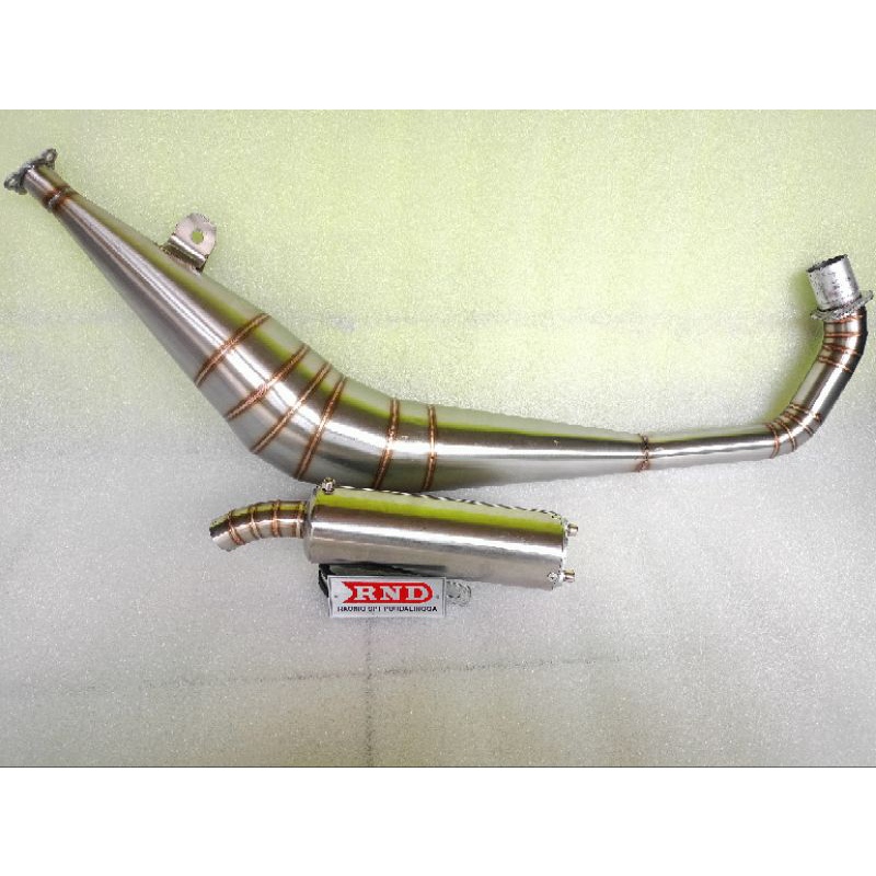knalpot satria 2tk BM power setenlis