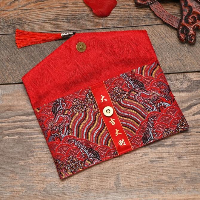 

NEW PRODUK DOMPET ANGPAO KAIN CHINESE KNOT KADO SANGJIT IMLEK PREMIUM UK BESAR !!!!!