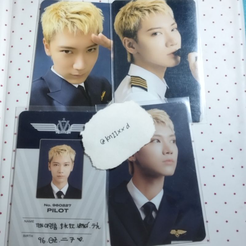 Photocard PC Ten Pilot SG22 Photopack set (4 pcs)