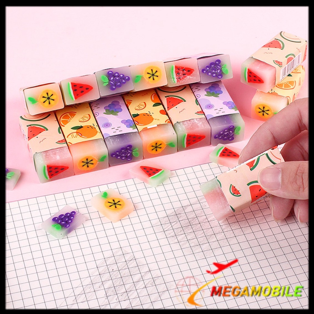 

MM - Penghapus Pensil Motif Buah Fruits Eraser Penghapus Karakter Dinosaurus Sweet Eraser Anak Sekolah Karakter Dino Hapusan Sekolah Korean Style