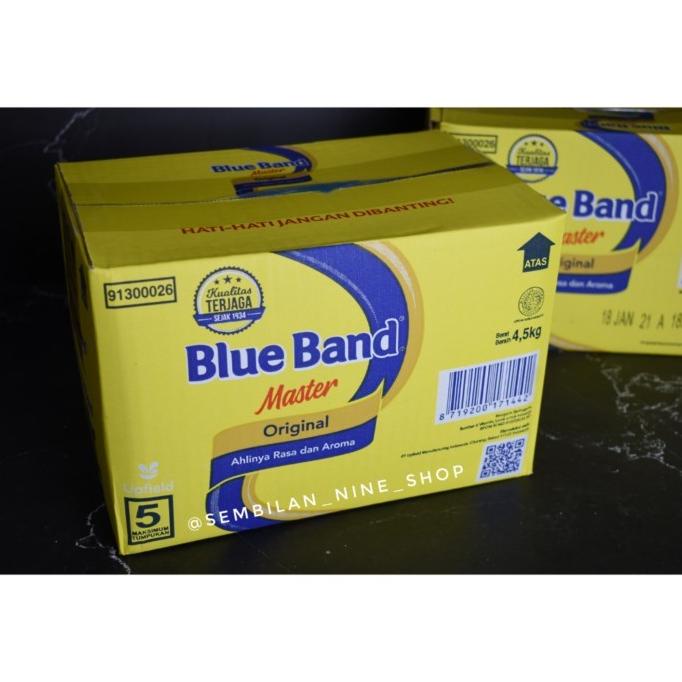 

Margarine BLUE BAND MASTER Original 4,5 Kg 4 5 Kg Margarin Blueband