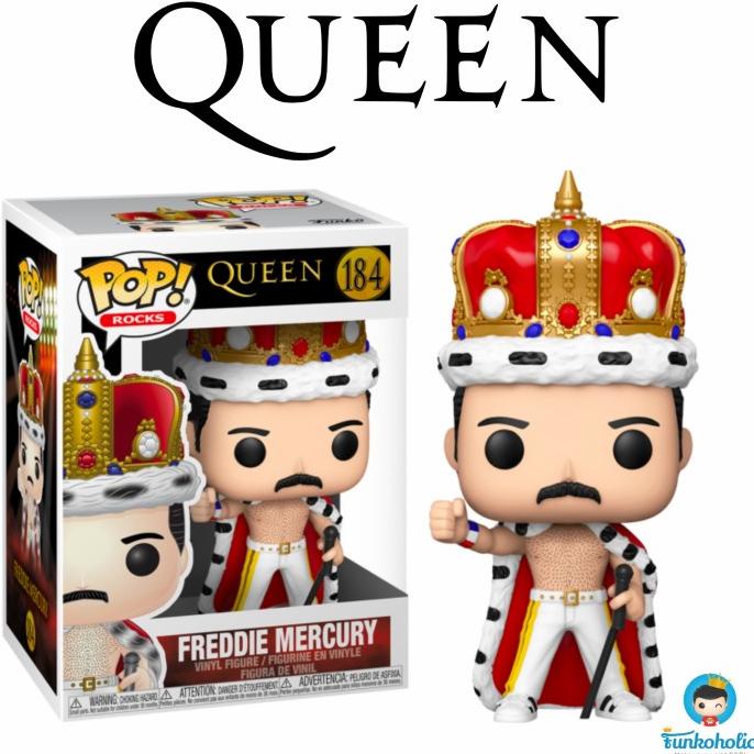 Funko POP Rocks Queen - Freddie Mercury King (Crowned) #184
