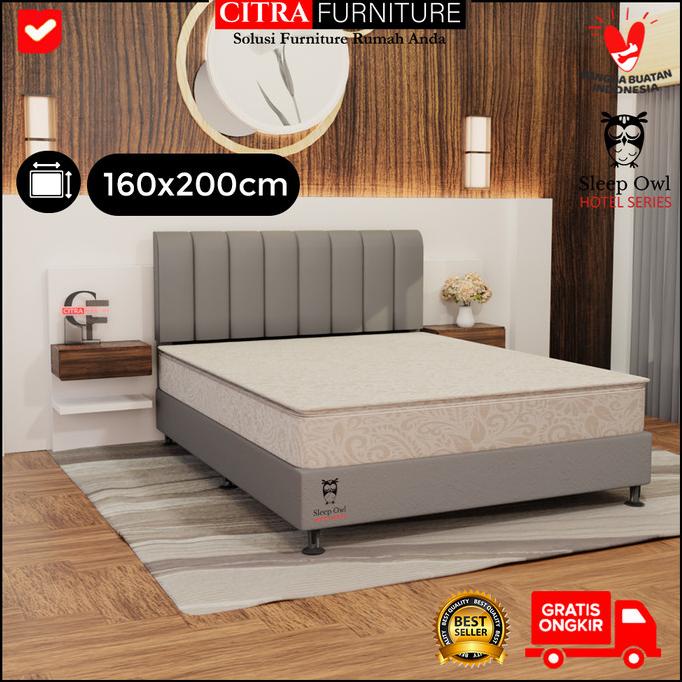 Dipan divan sandaran untuk springbed atau kasur (160x200) -BOSTON