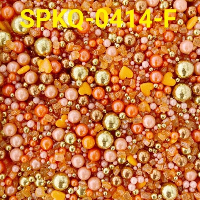

GR-SPKQ-0414 Trimit springkel sprinkles 250gr mutiara emas pink merah