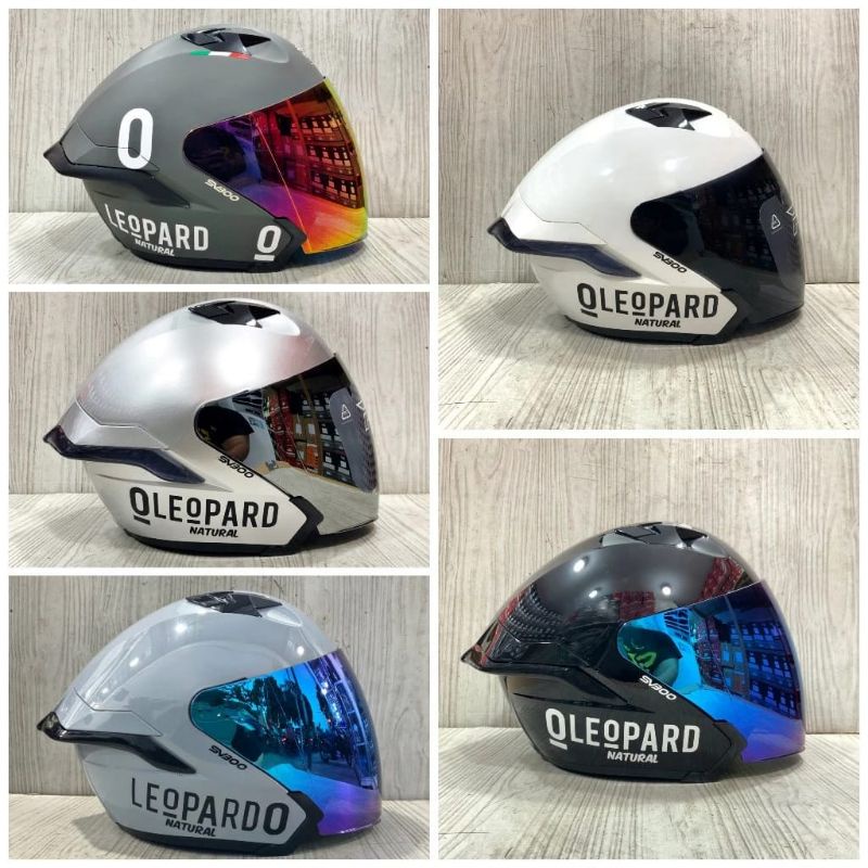 HELM RSV SV300 PAKET LEOPARD FULL WARNA ORIGINAL PRODUK