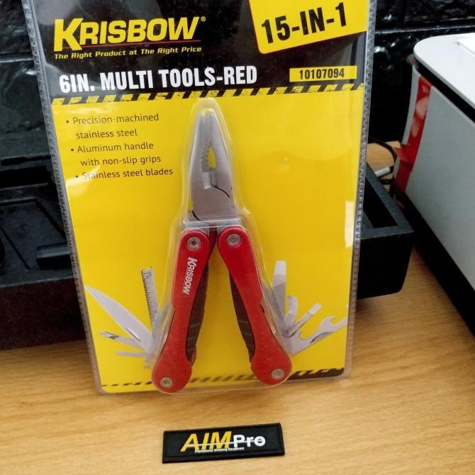 Krisbow 6IN. Multi Tools 15 in 1 Original Tang Multifungsi