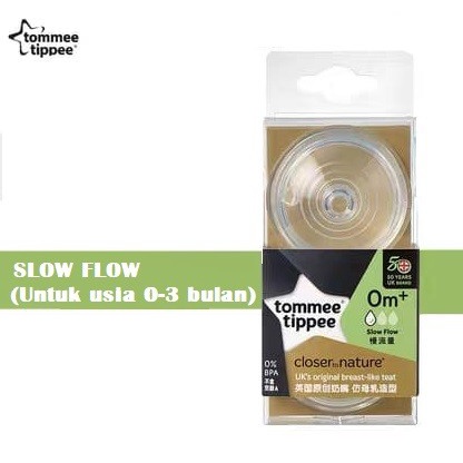 Ready Original Dot Tommee Tippee Closer To Nature Import/ Teat Tommee Tippee
