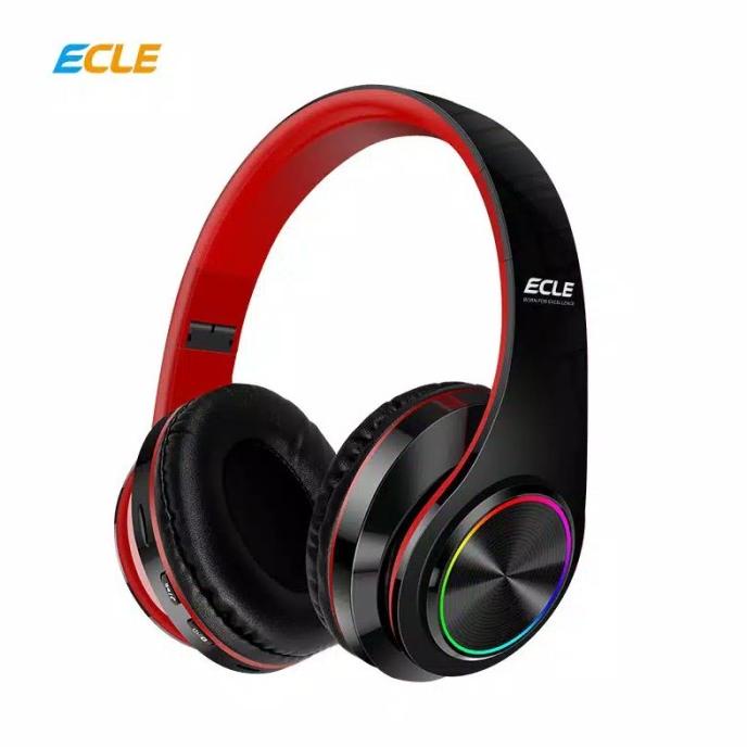 Ecle Gaming Stereo 6D Headphone Bluetooth Foldable Original