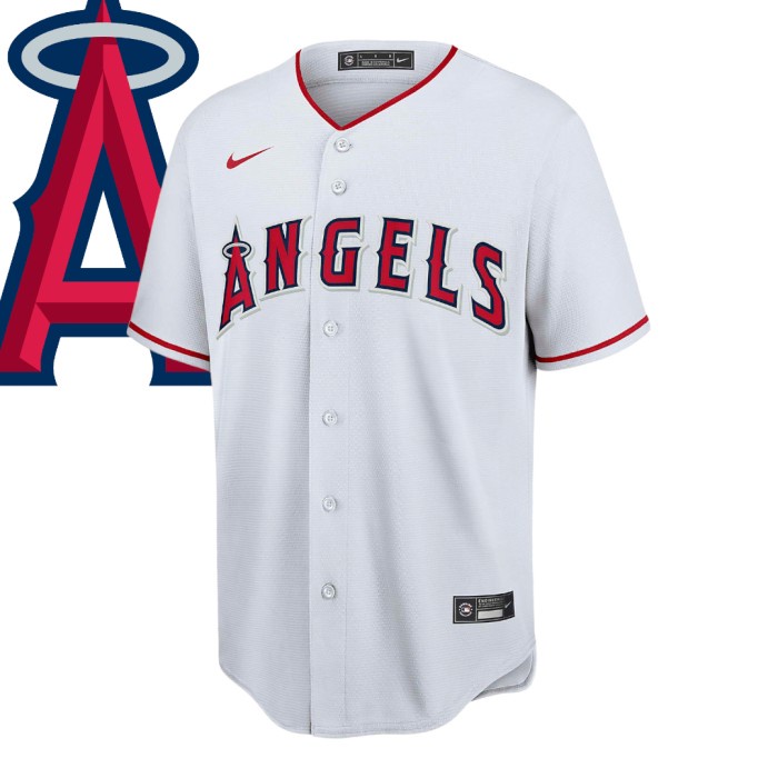 JERSEY MLB BASEBALL ORIGINAL NIKE BOSTON LA ANGELS NO MAJESTIC