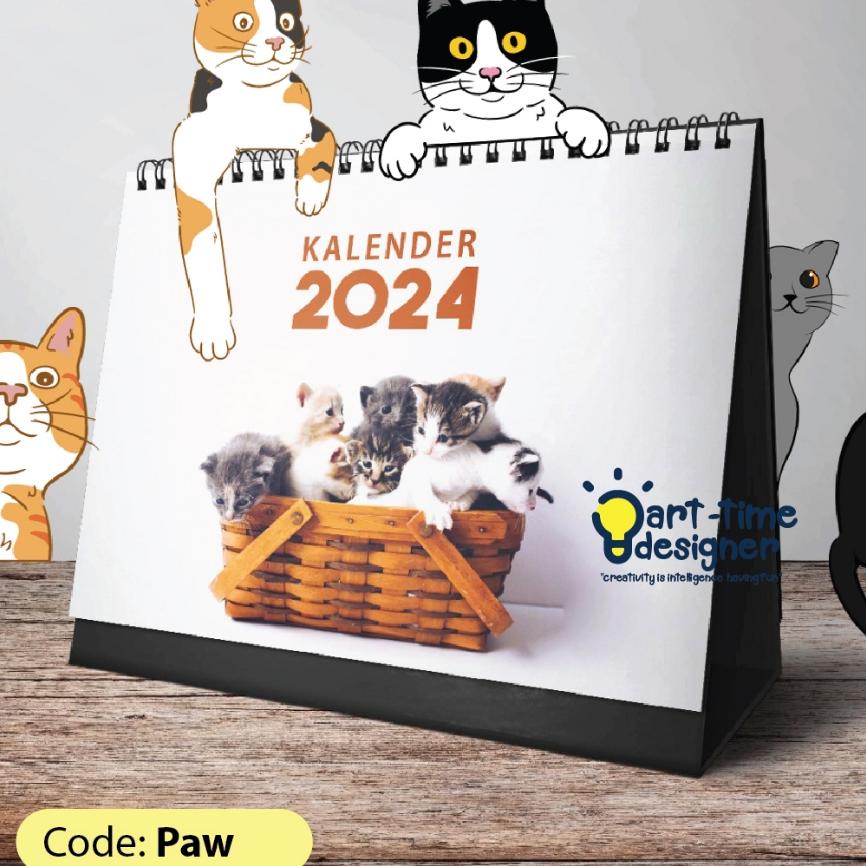

Kalender Meja 2024 Tema Kucing Lucu