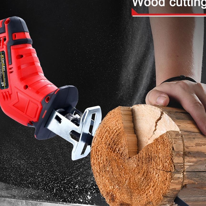 Gergaji Mesin Ni Listrik Chainsaw 48V Lithium Baterai Multifungsi Gergaji