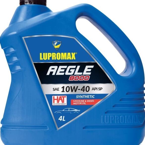 Baru LUPROMAX AEGLE 8000 10W40 10W-40 API SP Galon 4 Liter