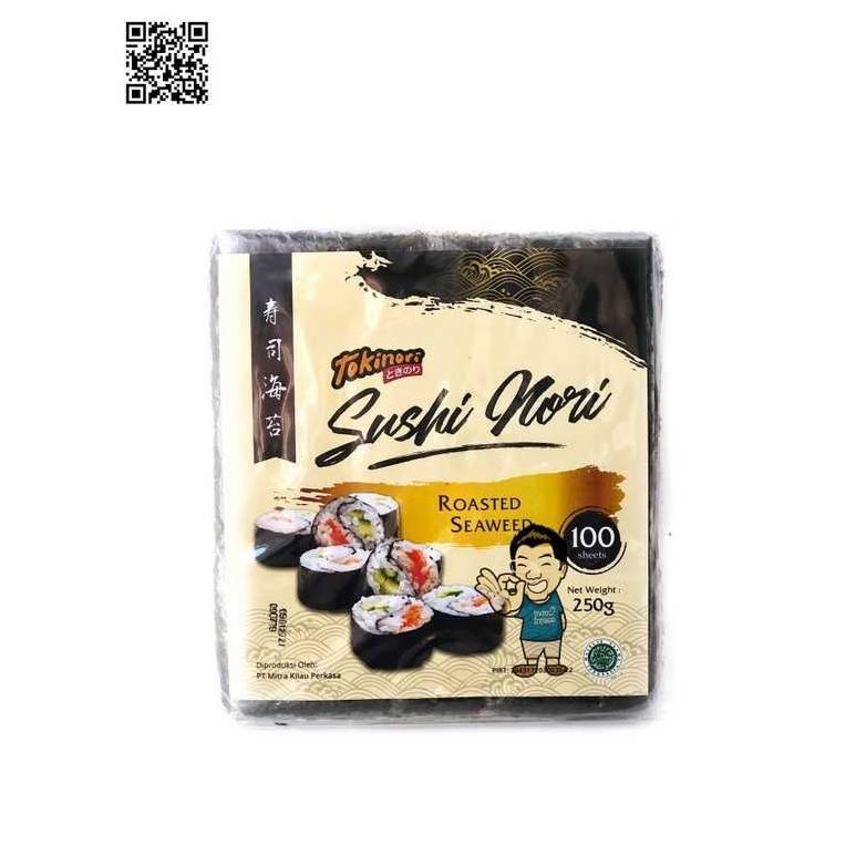 

Tokinori Yaki Sushi Nori- Roasted Seaweed- Rumput Laut 100 pc
