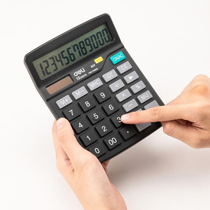 

Kekinian Deli Kalkulator Meja Dual Power 12 Digit Garansi 3 Tahun W837 W868 !