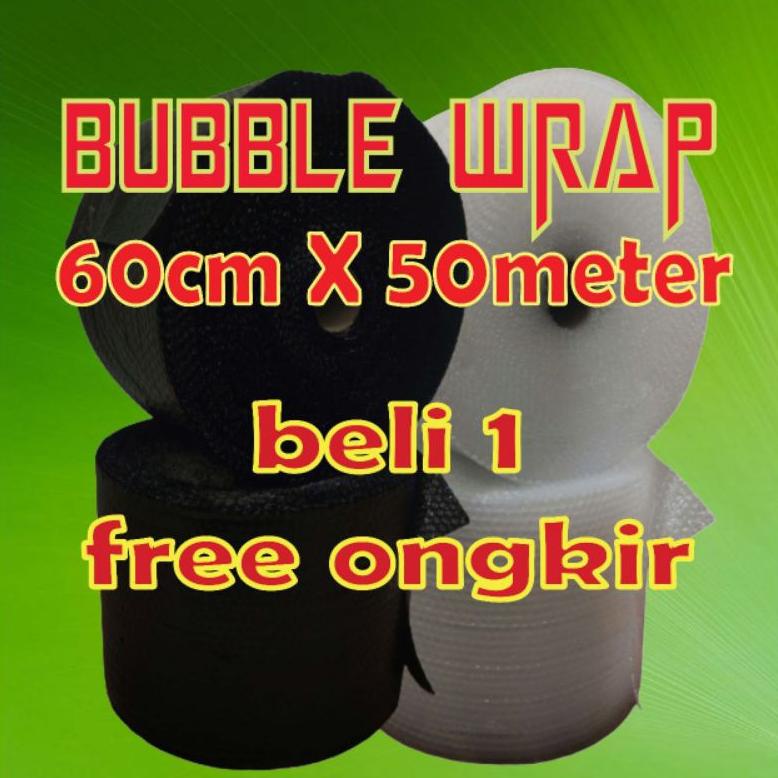 

Update Bubble wrap 60Cm x 50M plastik buble wrap ( Tebal ) ~