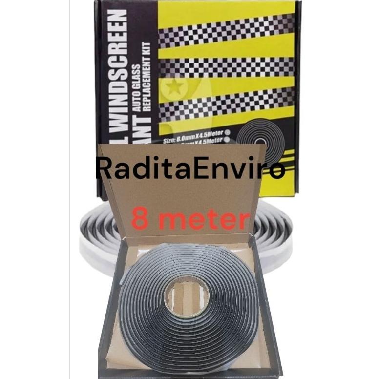 Terjangkau - Lem retrofit perekat mika kaca lampu headlamp orgavyl butyl snake glue sealant .,
