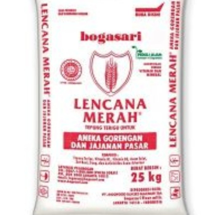 

TERIGU LENCANA MERAH @25 KG