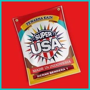 

Wantex Super Pewarna Pakaian USA Tie Dye Baju Sumba MERAH BENDERA 16no