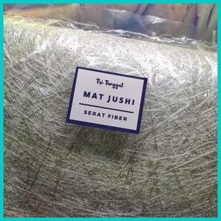 MAT JUSHI FIBER RESIN 20 X 25 CM Serat Fiberglass Lapisan Good Quality