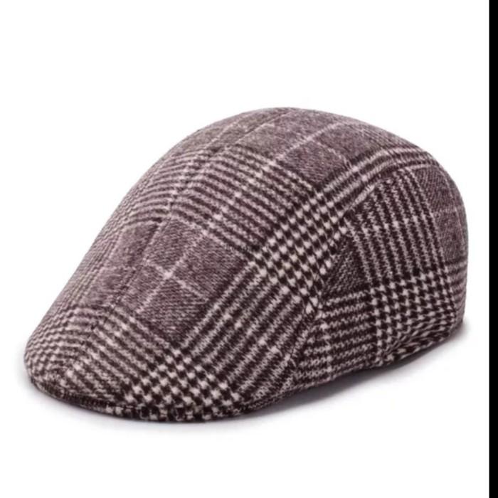 TOPI NEWSBOY CASUAL PRIA BARU MODIS TOPI BARET RETRO MUSIM SEMI