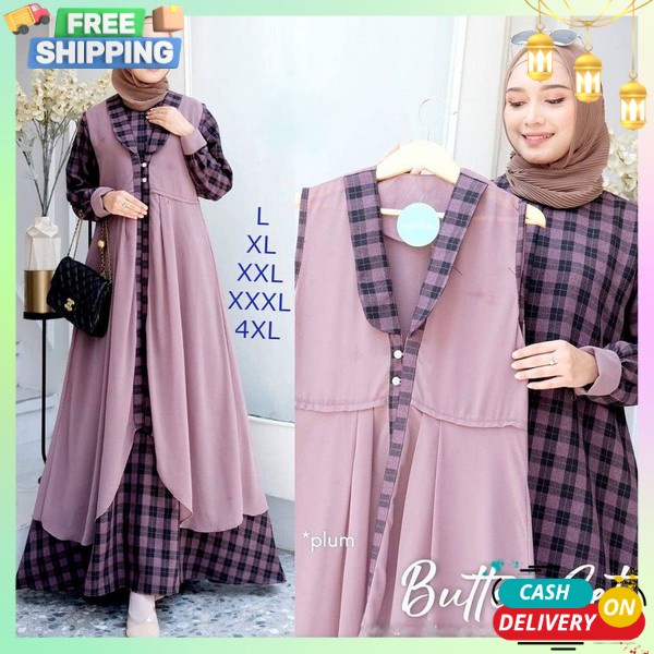 Gamies Syari Premium Gaamis Bju Drees Syarii Kekinian Bju Gamis Termurah Dress Lebaran 2024 Games Fa