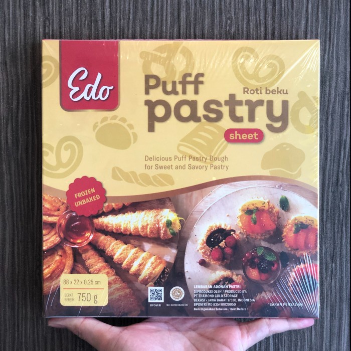 

Terbaru Puff Pastry Edo 750Gr Promo Terlaris