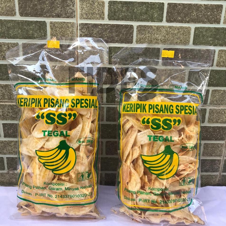 

Keripik Pisang " Ss " - Tegal - Rasa - +250Gr - Celan Enak Mantap Nikmat -