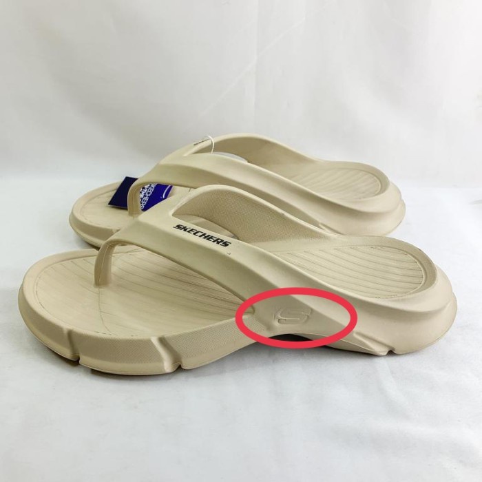 Sandal Jepit Pria Karet Skechers Sandal Pria Santai Elegan