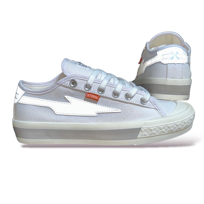 (Bisa Nyala) Sepatu Sneakers Xternal Miterns Storm White Reflective Ka