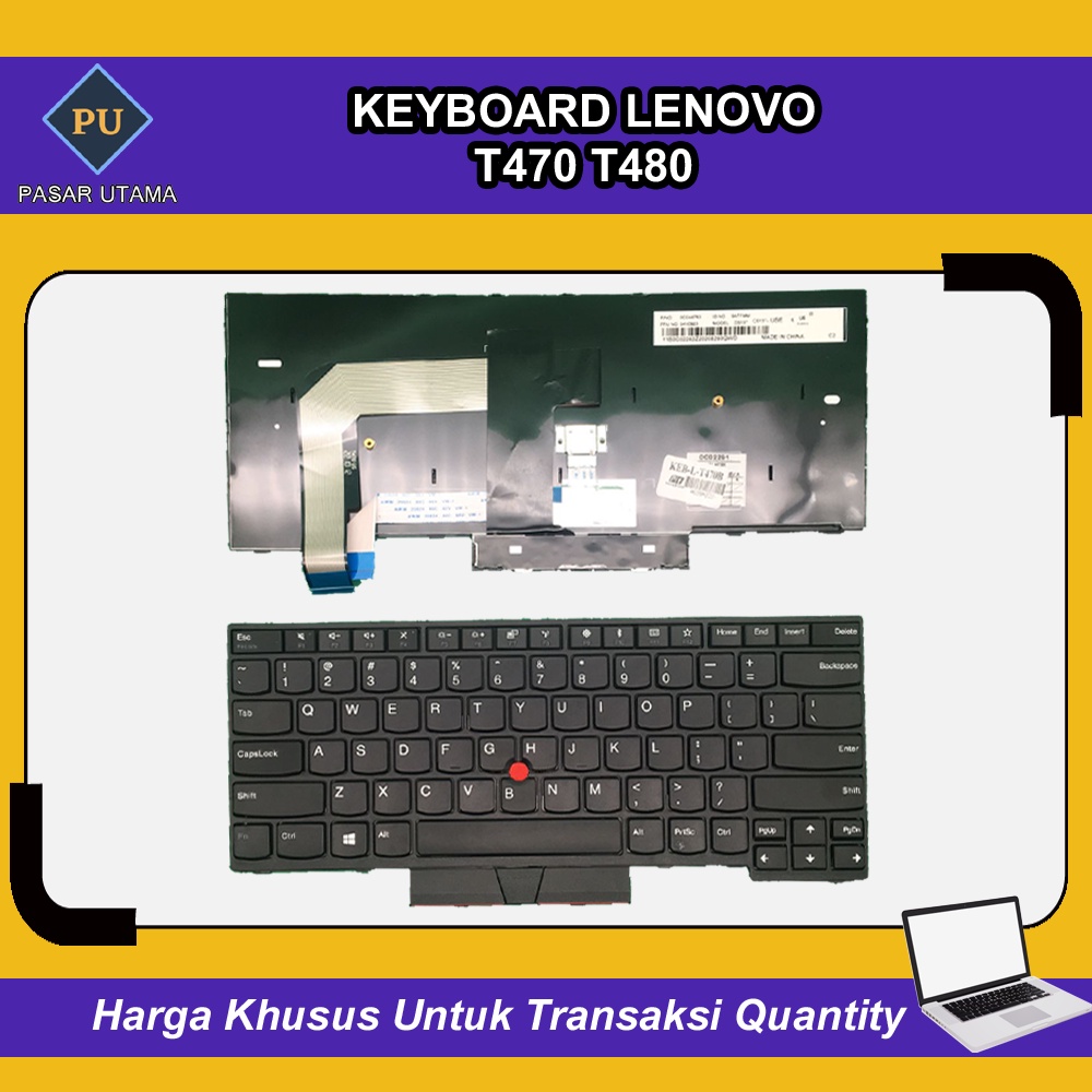 Keyboard Lenovo T480 T470