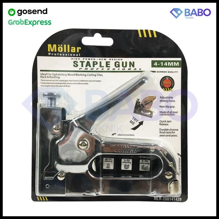 

TERBARU STAPLE GUN 3 IN 1 MOLLAR STAPLES TEMBAK STAPLER TACKER HEKTER HECKTER !!!!!!