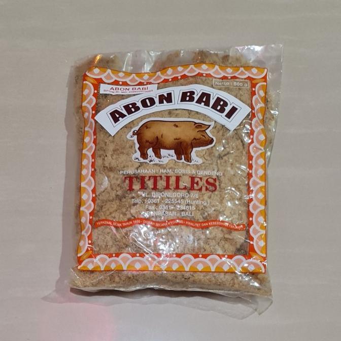 

Abon Babi Original Titiles Bali 500 Gram