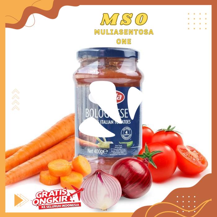 

BARILLA BOLOGNESE WITH 100% ITALIAN TOMATOES 400 GR PRODUK BAHAN BERKUALITAS TINGGI !!