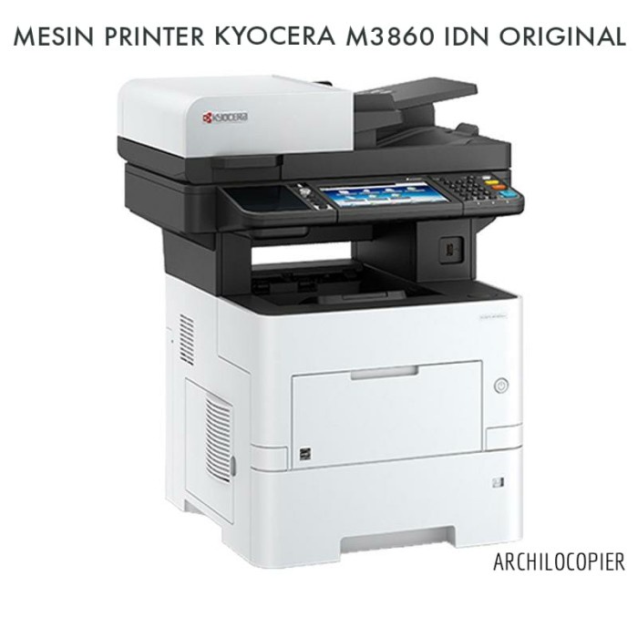 Katlen Mesin Printer Kyocera M-3860 Idn Portable Fotocopy Original Baru Siap